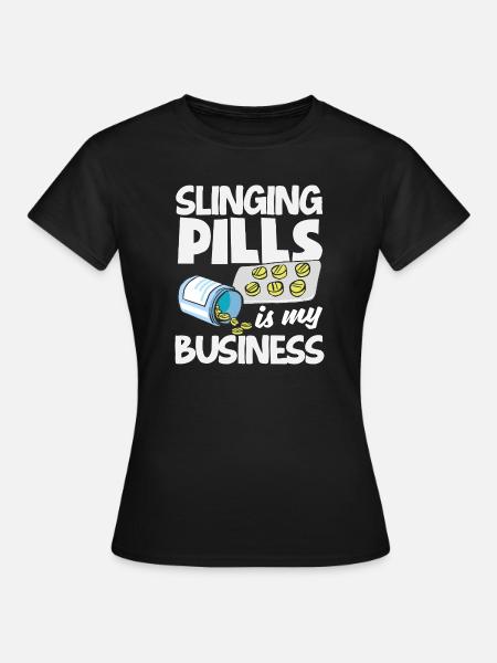 Apotheker Pharmazeutisch-technischer - Frauen T-Shirt - Schwarz