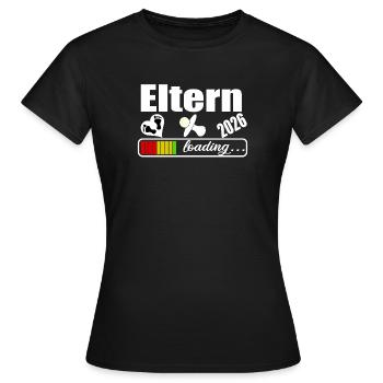 Parents 2026 - Women's T-Shirt - black - Front - AI Model Female 172 dark (172cm)