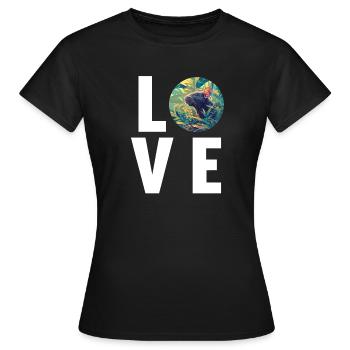 Rat Rat - Women's T-Shirt - black - Front - AI Model Female 172 dark (172cm)