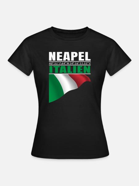 Neapel - Frauen T-Shirt - Schwarz