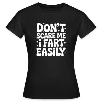 Furzen Sprüche Furz Lustiges Furzen Geschenk - Frauen T-Shirt - Schwarz - Vorne - AI Model Female 172 dark (172cm)