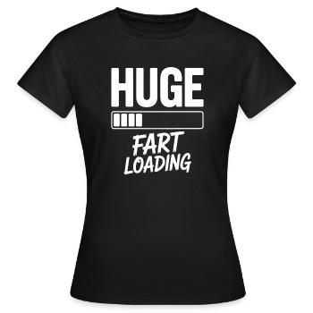 Furzen Sprüche Furz Lustiges Furzen Geschenk - Frauen T-Shirt - Schwarz - Vorne - AI Model Female 172 dark (172cm)