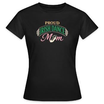 Irish Dance Step-dancing Celtic Fan - Women's T-Shirt - black - Front - AI Model Female 172 dark (172cm)