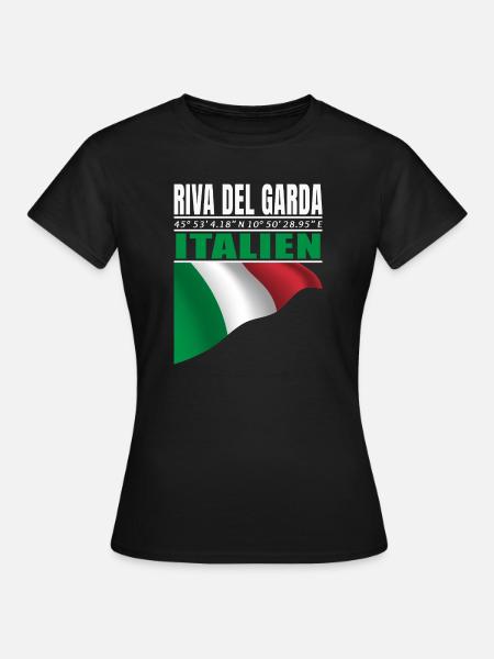 Riva del Garda - Frauen T-Shirt - Schwarz