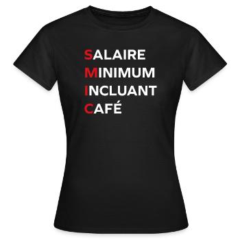 rsa - T-shirt Femme - noir - Devant - AI Model Female 172 dark (172cm)