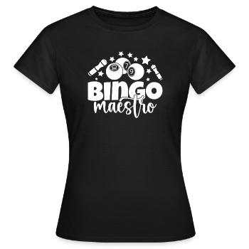 Bingo Player Maestro Bingo - Frauen T-Shirt - Schwarz - Vorne - AI Model Female 172 dark (172cm)