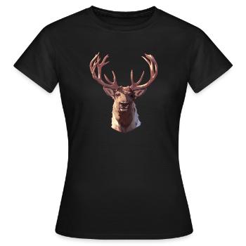 Renne Renne - T-shirt Femme - noir - Devant - AI Model Female 172 dark (172cm)