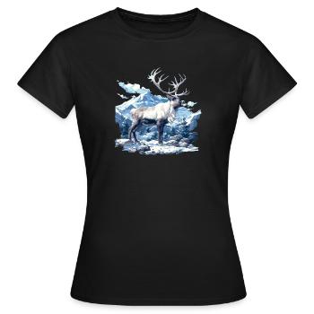 Renne Renne - T-shirt Femme - noir - Devant - AI Model Female 172 dark (172cm)