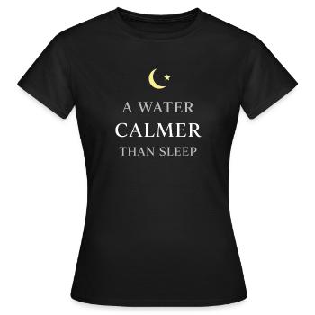 Navigation de nuit avec - T-shirt Femme - noir - Devant - AI Model Female 172 dark (172cm)