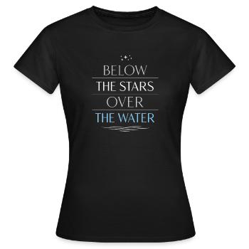 Navigation de nuit avec - T-shirt Femme - noir - Devant - AI Model Female 172 dark (172cm)