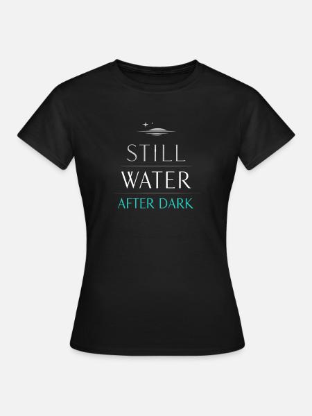 Nachtbootfahren Mit - Frauen T-Shirt - Schwarz