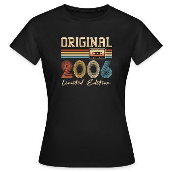 20e anniversaire 20e anniversaire Original 2006 - T-shirt Femme - noir - Devant - AI Model Female 172 dark (172cm)