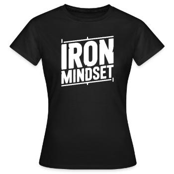 Eiserne Denkweise - Frauen T-Shirt - Schwarz - Vorne - AI Model Female 172 dark (172cm)