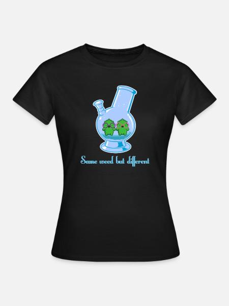 Same weed but different - Frauen T-Shirt - Schwarz