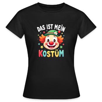 Carnival Clown Costume Carnival Carnival - Women's T-Shirt - black - Front - AI Model Female 172 dark (172cm)
