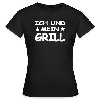 Griller - T-shirt Femme - noir - Devant - AI Model Female 172 dark (172cm)