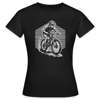 Love VTT Look clair pour le VTT - T-shirt Femme - noir - Devant - AI Model Female 172 dark (172cm)