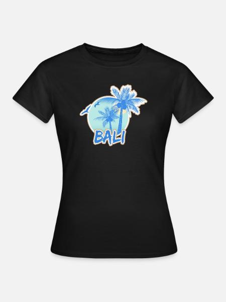 Urlaub Bali - Frauen T-Shirt - Schwarz