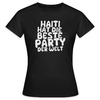 Haiti als Urlaubsland - Frauen T-Shirt - Schwarz - Vorne - AI Model Female 172 dark (172cm)