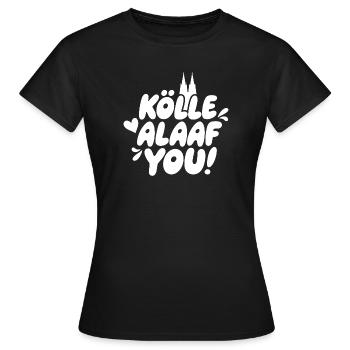 Kölle Alaaf Toi ! - T-shirt Femme - noir - Devant - AI Model Female 172 dark (172cm)