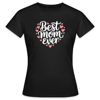 Die beste Mutter aller Zeiten - Frauen T-Shirt - Schwarz - Vorne - AI Model Female 172 dark (172cm)