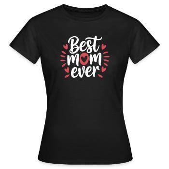 Die beste Mutter aller Zeiten - Frauen T-Shirt - Schwarz - Vorne - AI Model Female 172 dark (172cm)