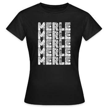 Hero Merle - T-shirt Femme - noir - Devant - AI Model Female 172 dark (172cm)