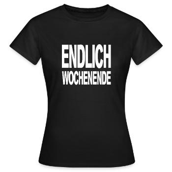 Weekend - Women's T-Shirt - black - Front - AI Model Female 172 dark (172cm)