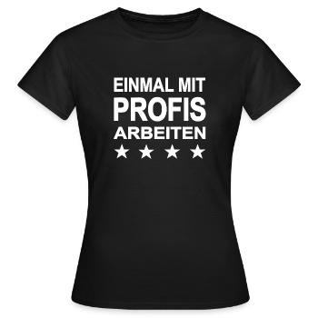 travail - T-shirt Femme - noir - Devant - AI Model Female 172 dark (172cm)