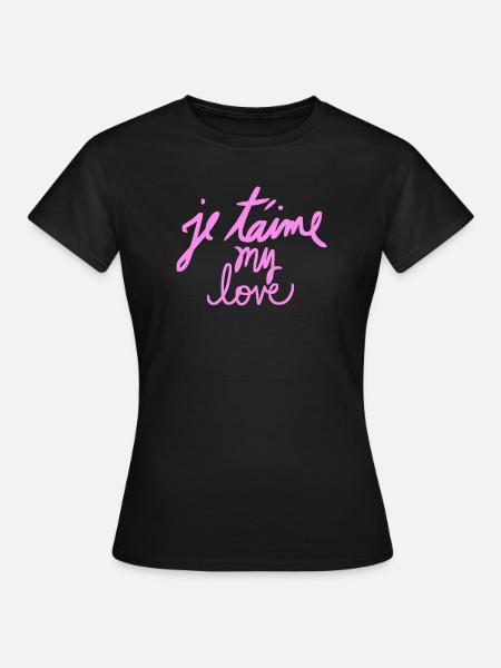 Mein Liebling - Frauen T-Shirt - Schwarz