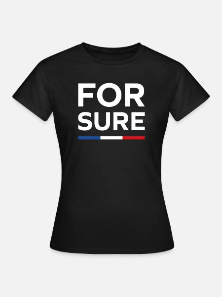 Sicher - Frauen T-Shirt - Schwarz