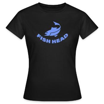tête de poisson - T-shirt Femme - noir - Devant - AI Model Female 172 dark (172cm)