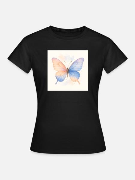 Butterfly - Frauen T-Shirt - Schwarz