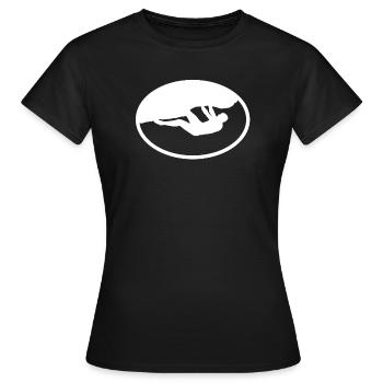 Boulderer en plein air - T-shirt Femme - noir - Devant - AI Model Female 172 dark (172cm)
