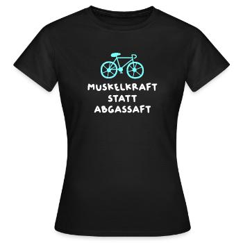 Vélo de coursier Vélo de route Dicons cool Citations Humour - T-shirt Femme - noir - Devant - AI Model Female 172 dark (172cm)