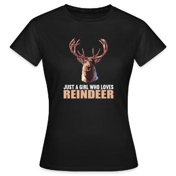 Renne Renne - T-shirt Femme - noir - Devant - AI Model Female 172 dark (172cm)