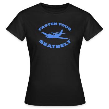 ATTACHE TA CEINTURE - T-shirt Femme - noir - Devant - AI Model Female 172 dark (172cm)