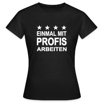 travail - T-shirt Femme - noir - Devant - AI Model Female 172 dark (172cm)