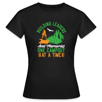 Girl Scout Leader Building Leaders Scout - Frauen T-Shirt - Schwarz - Vorne - AI Model Female 172 dark (172cm)