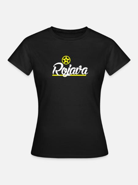 Rojava kurd - Frauen T-Shirt - Schwarz