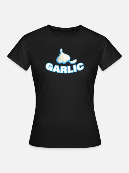GARLIC - Frauen T-Shirt - Schwarz