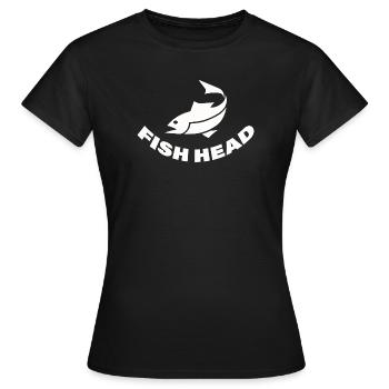 tête de poisson - T-shirt Femme - noir - Devant - AI Model Female 172 dark (172cm)