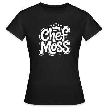 Chef Moss Graffiti-Logo - Frauen T-Shirt - Schwarz - Vorne - AI Model Female 172 dark (172cm)