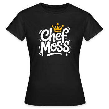Couronne du roi de Chefmoss - T-shirt Femme - noir - Devant - AI Model Female 172 dark (172cm)