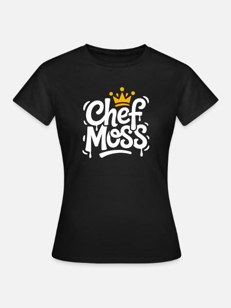 Chefmoss Königskrone - Frauen T-Shirt - Schwarz