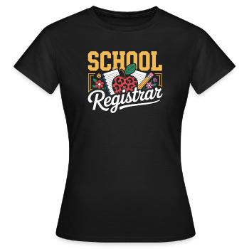 Schulsekretärin Organisation Und Wertschätzung - Frauen T-Shirt - Schwarz - Vorne - AI Model Female 172 dark (172cm)