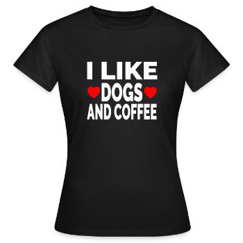 canine - Women's T-Shirt - black - Front - AI Model Female 172 dark (172cm)