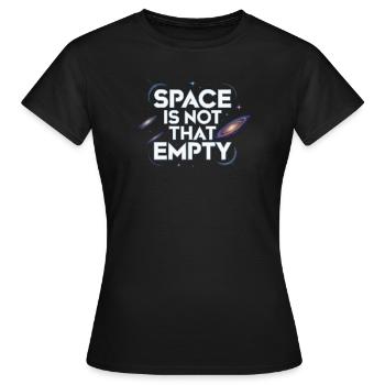 Astronomer Galaxy Outerspace Universe Astronomy - Women's T-Shirt - black - Front - AI Model Female 172 dark (172cm)