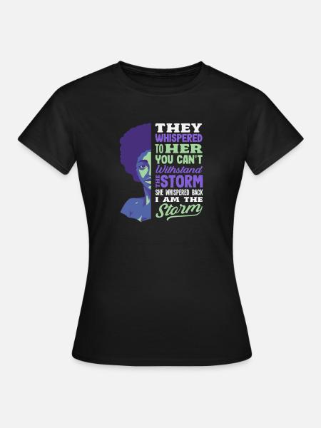 Monat Der Schwarzen Geschichte Afrozentrischer - Frauen T-Shirt - Schwarz