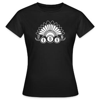 Bingo Bingo Amérindien - T-shirt Femme - noir - Devant - AI Model Female 172 dark (172cm)